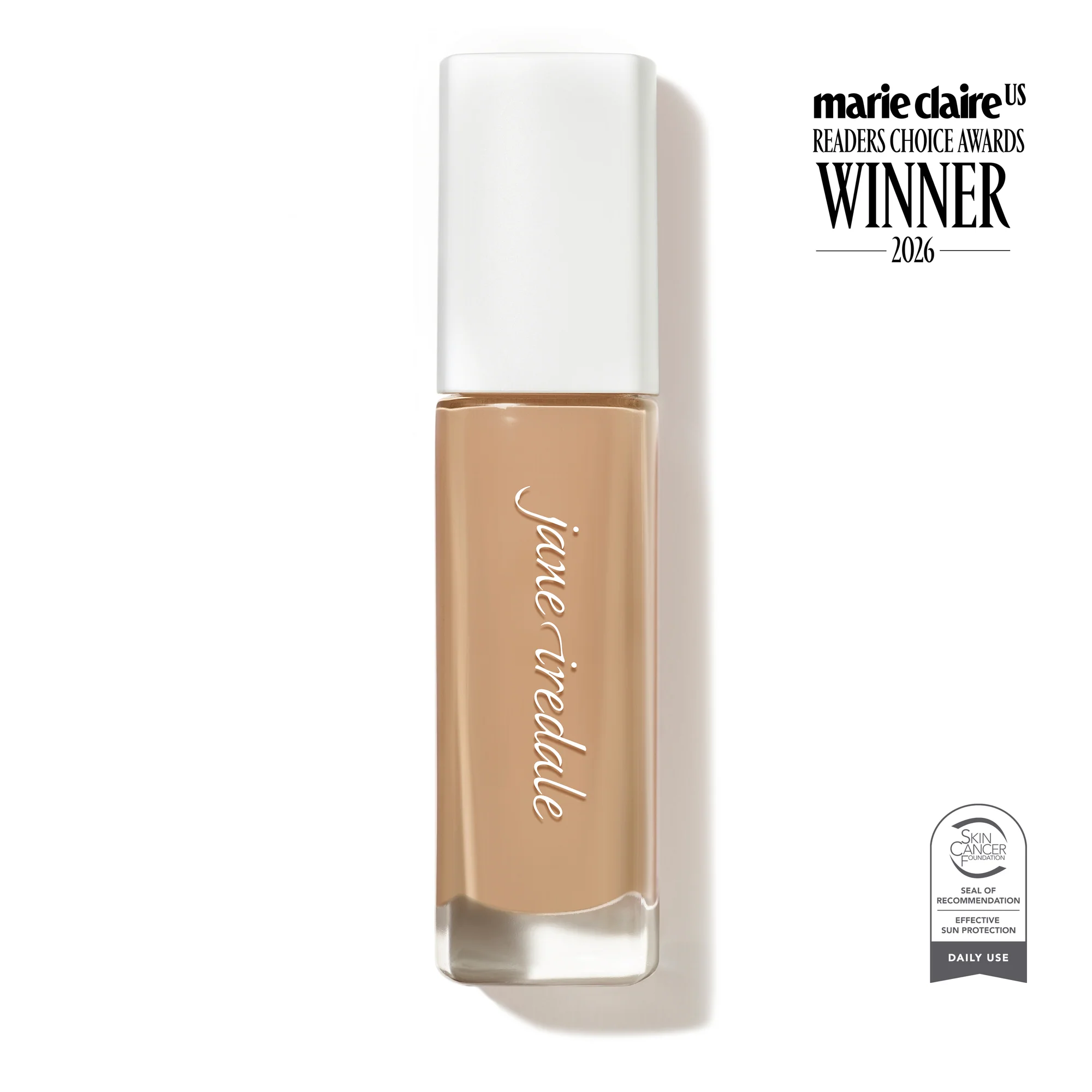 Jane Iredale Skintuition SPF 30 Radiance-Boosting Liquid Foundation in Light Medium
